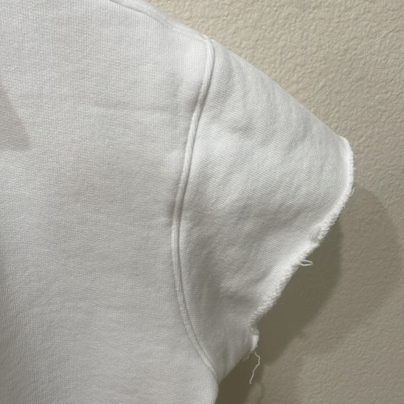 Frank & Eileen White Raw Edge Short Sleeve Polo Shirt—GREAT!! Excl. Condition—M - Picture 3 of 8